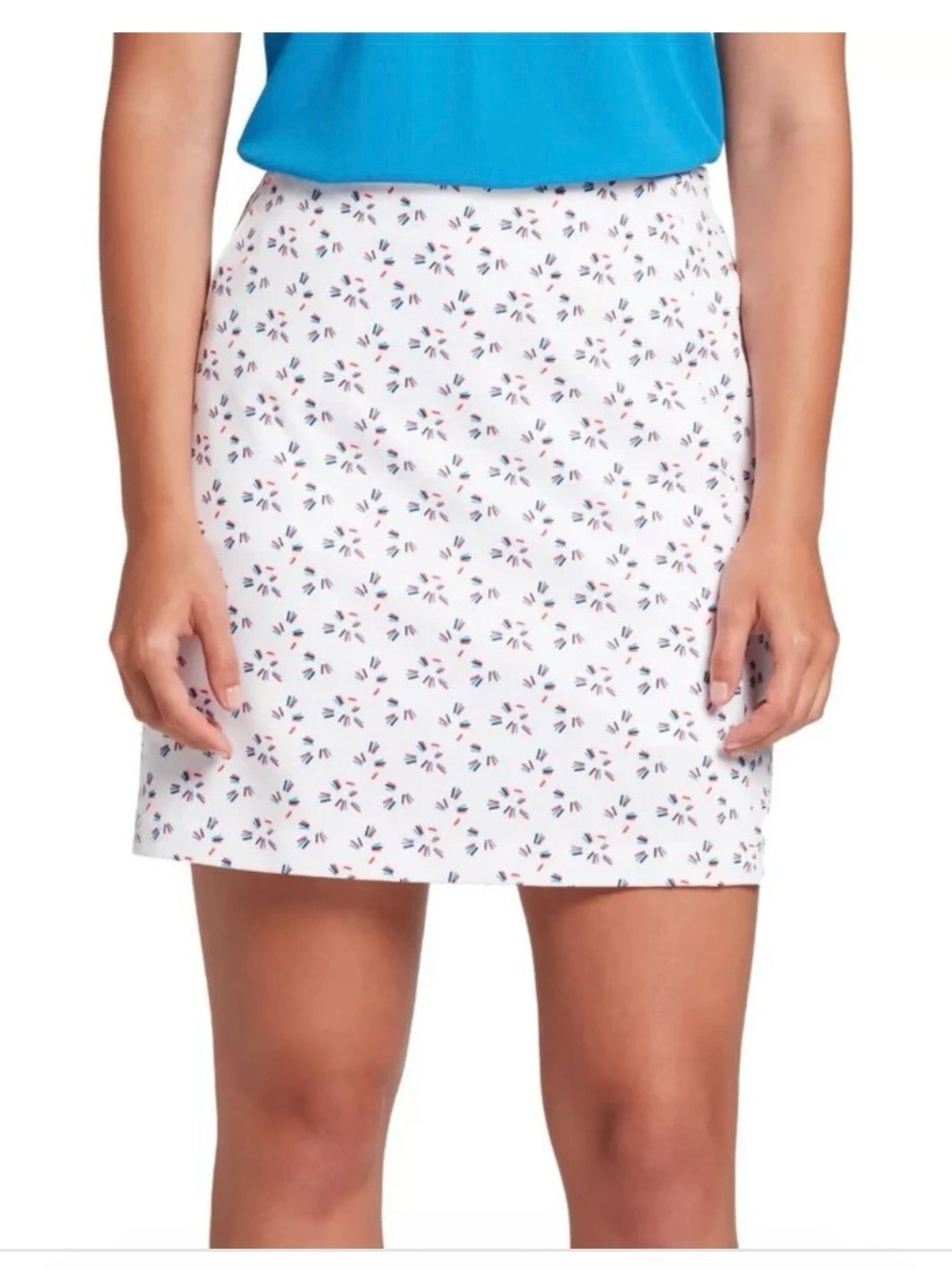 NWOT Lady Hagen Americana Sparklers Fireworks Golf Skort 6 Athletic